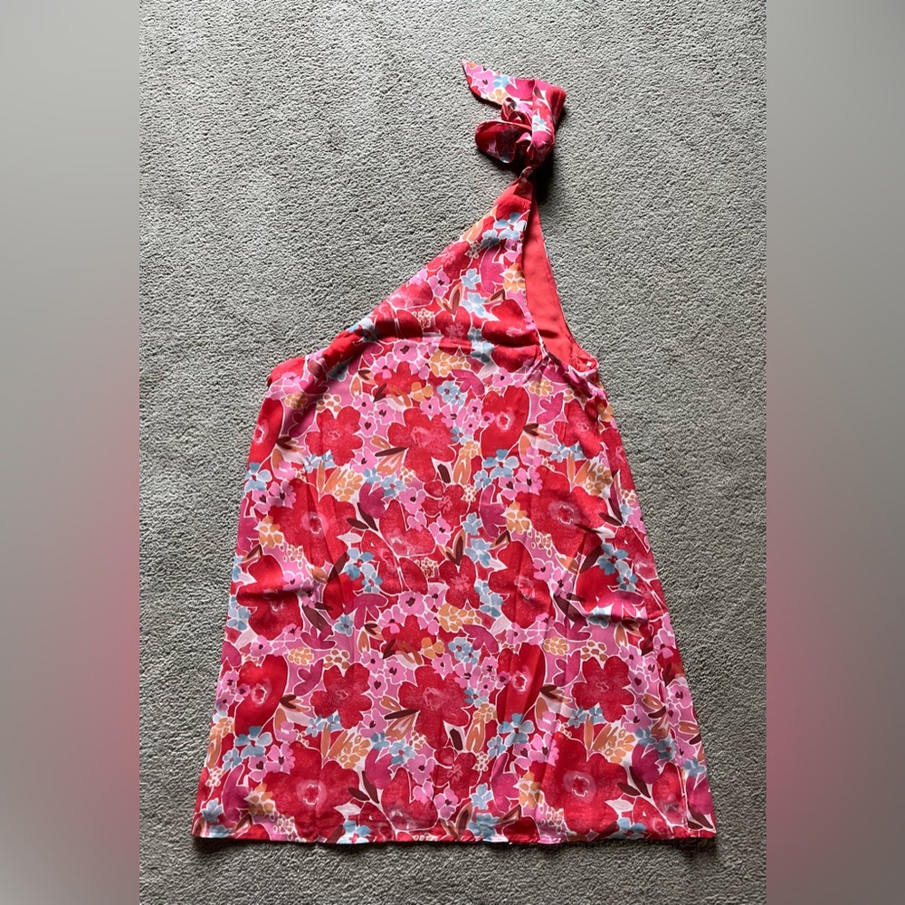 Pink Lily one shoulder mini dress. Size medium. Brand new, never worn.